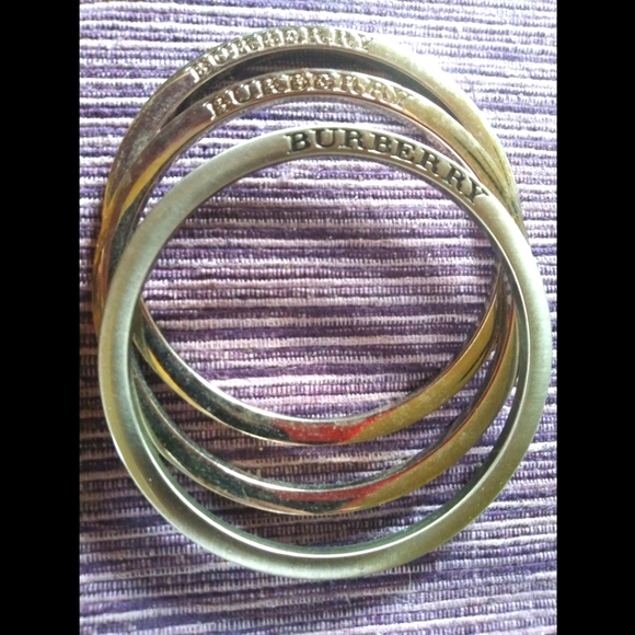 Burberry Jewelry - NEW AUTHENTIC Burberry Bangles - Set of 3